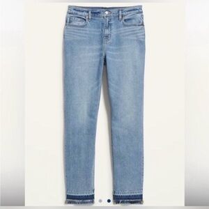 Old Navy Women Boyfriend Straight Cut Off Jeans Size 24 Bohemian Festival New